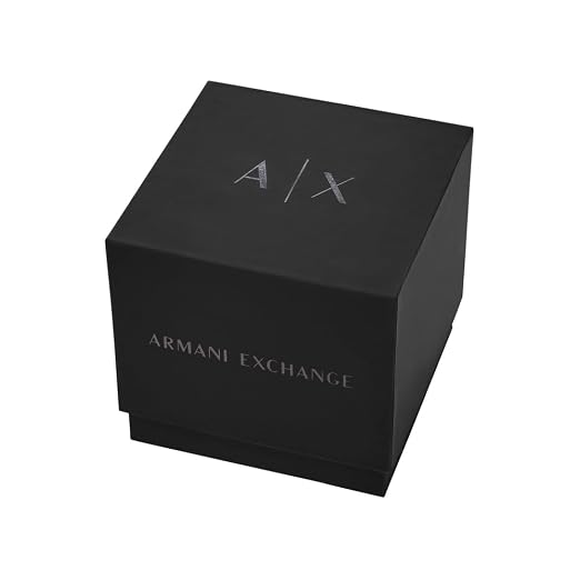 Armani Exchange Mens Drexler Stainless Steel Chronograph Watch - AX2600 (Black_Free Size)